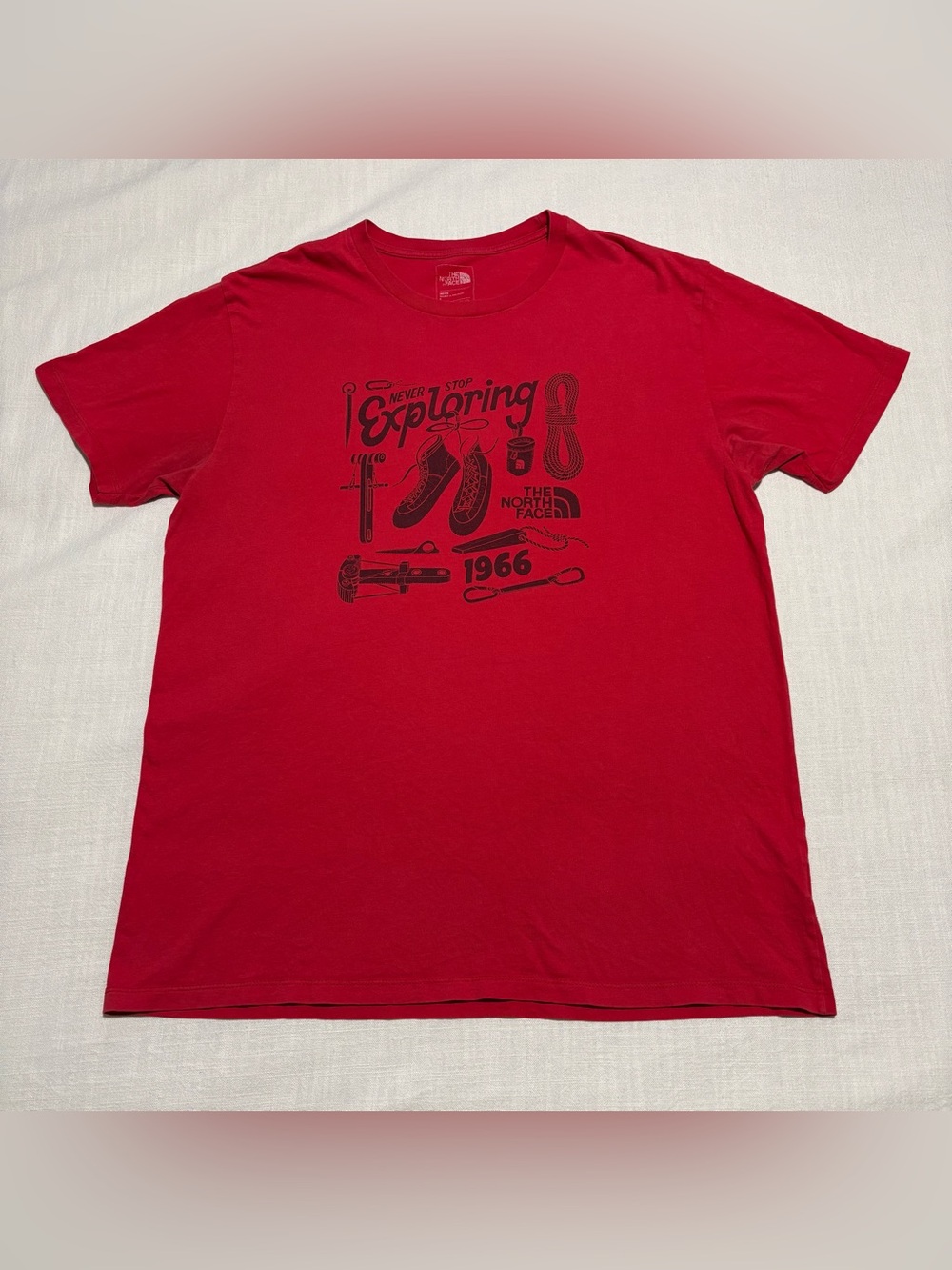 Men’s The North Face Never Stop Exploring 1966 | Red | Size Large